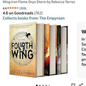 Fourth Wing Three Book Set by Rebecca Yarros